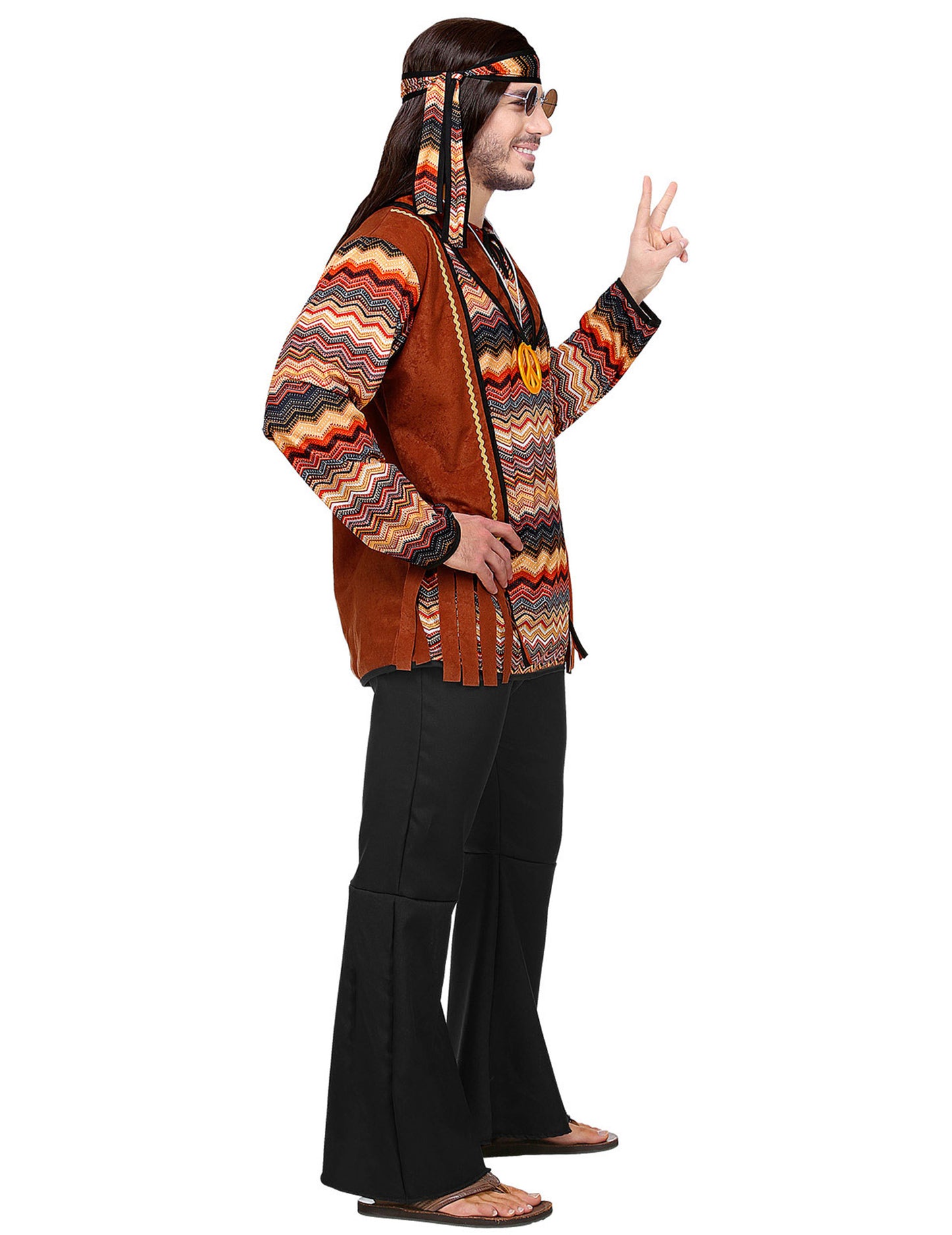 Disfraz hippie natural hombre
