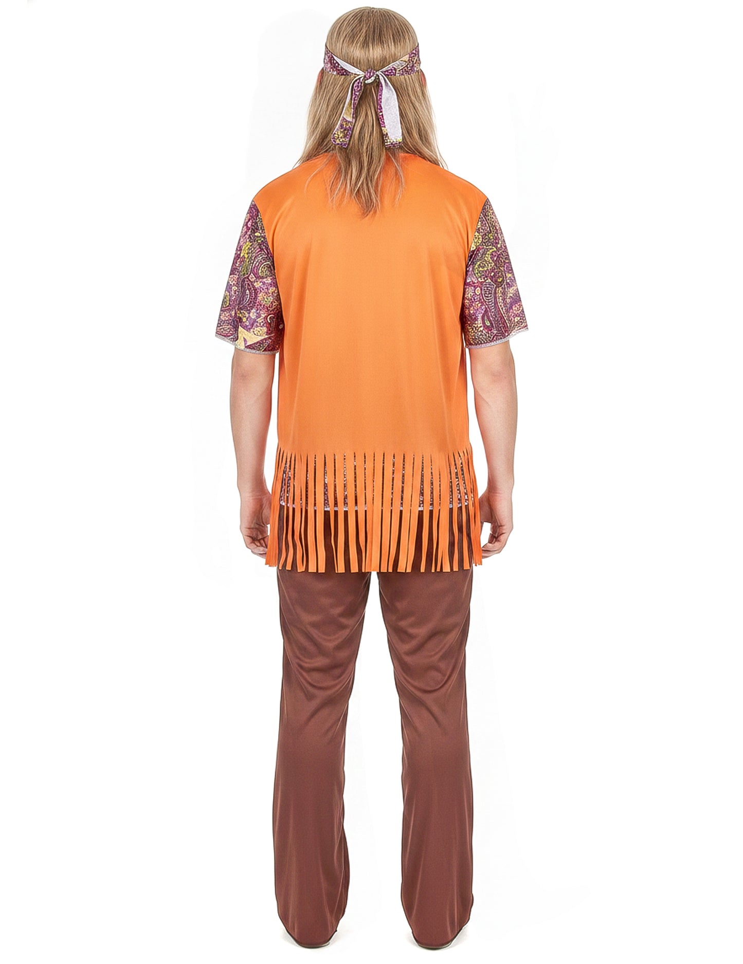 Disfraz de hippie collar hombre
