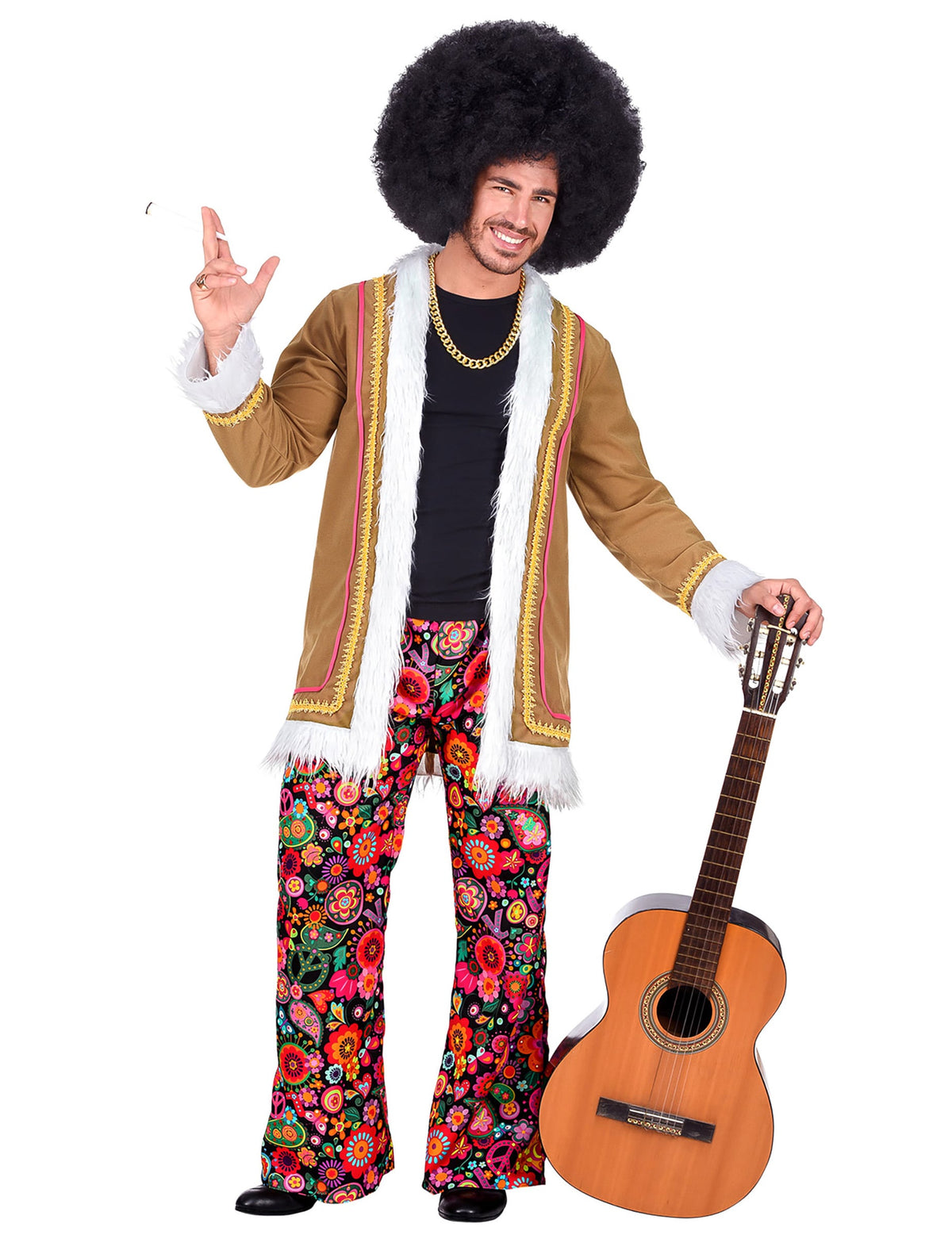 Disfraz hippie woodstock hombre