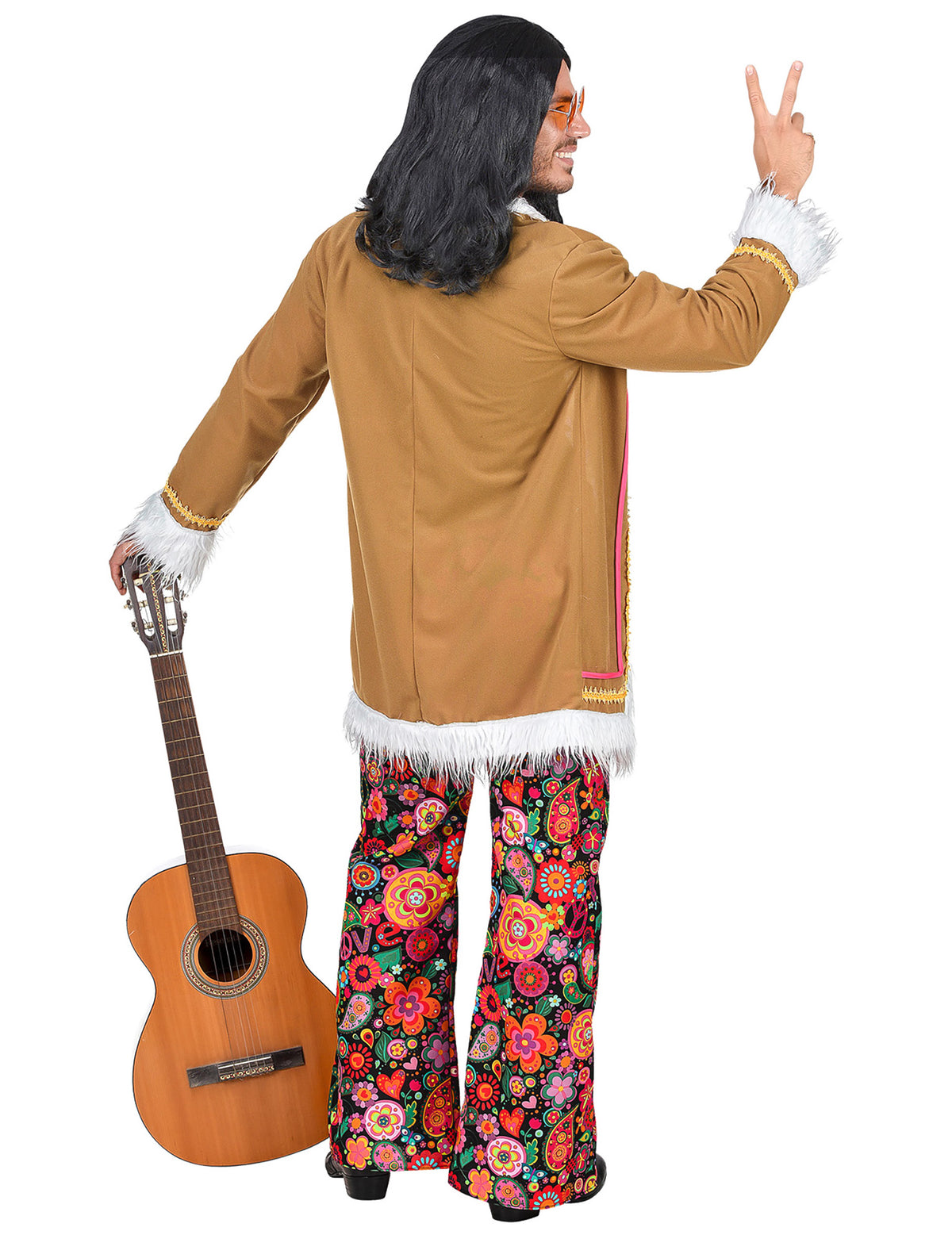 Disfraz hippie woodstock hombre
