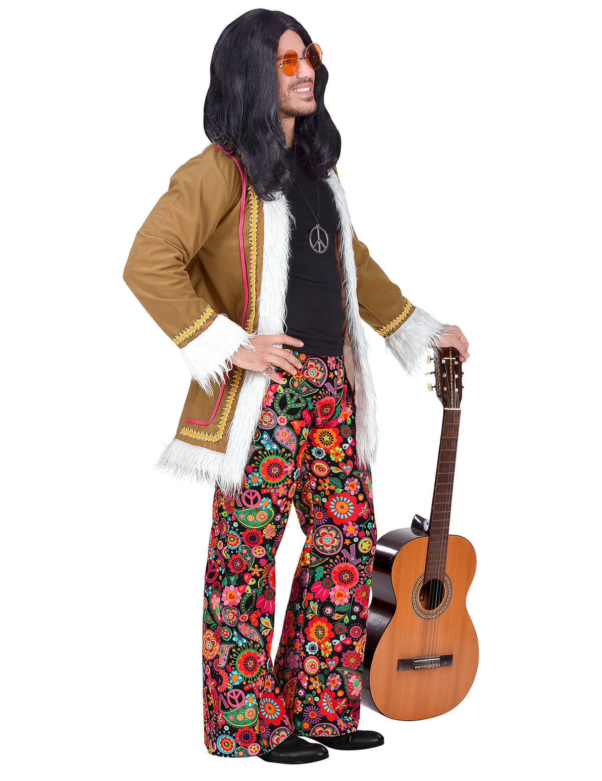 Disfraz hippie woodstock hombre