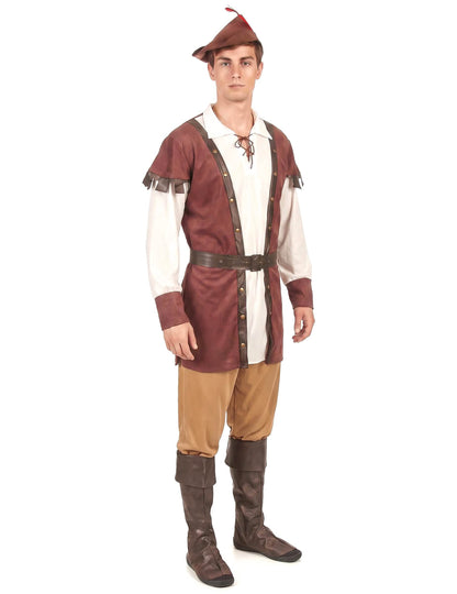 Disfraz de hombre de los bosques medieval