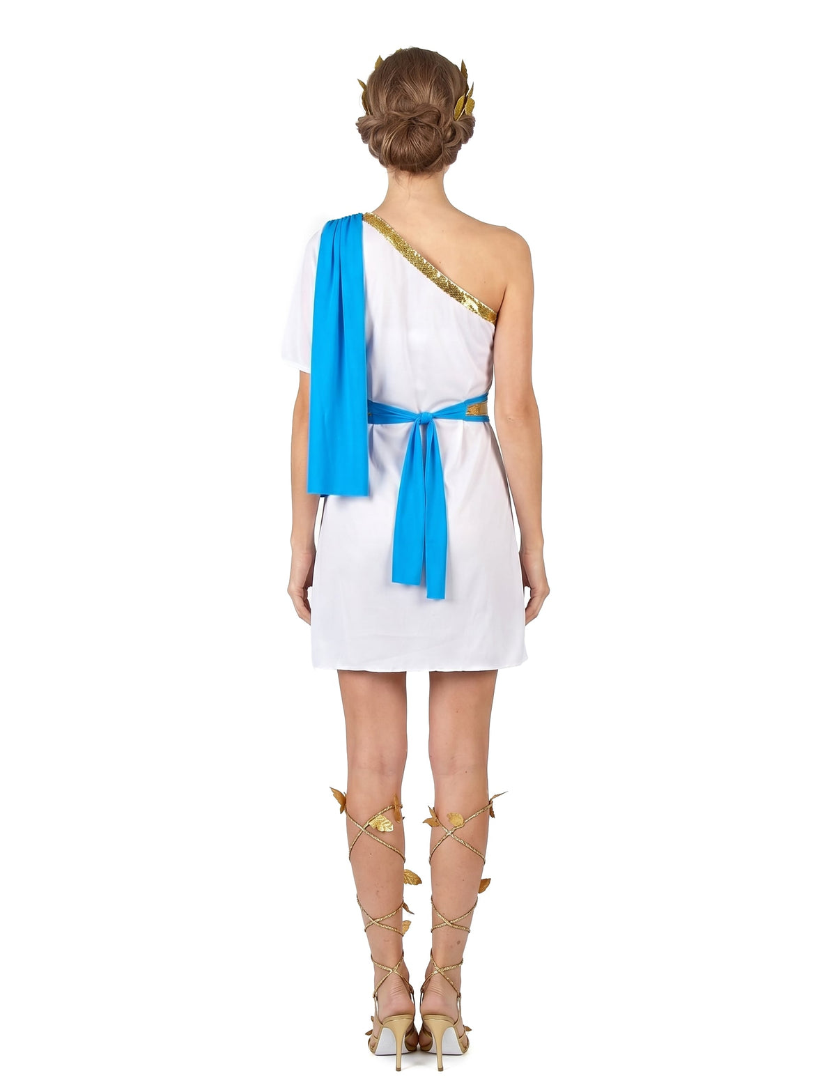 Disfraz emperatriz griega azul mujer