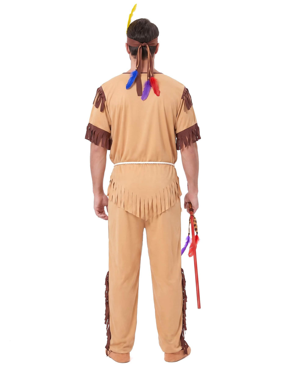 Disfraz de guerrero indio para hombre