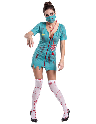 Disfraz de enfermera zombie Mujer