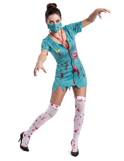 Disfraz de enfermera zombie Mujer