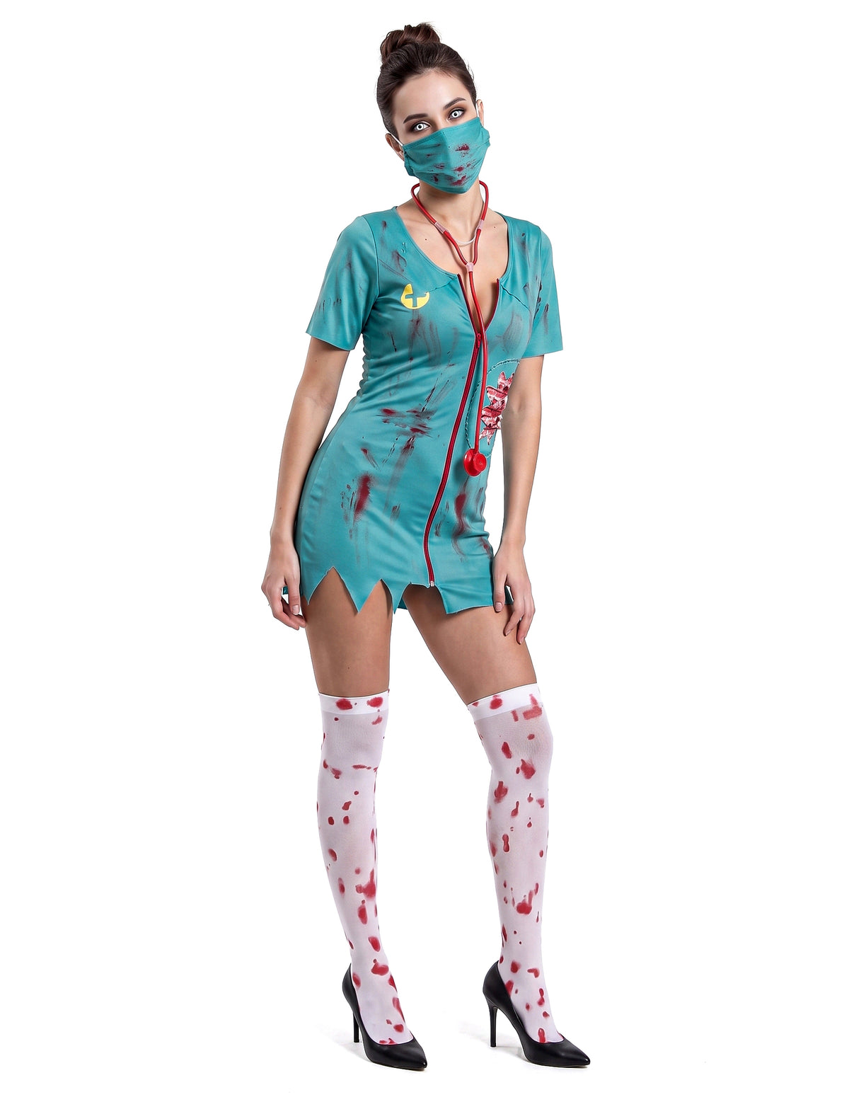 Disfraz de enfermera zombie Mujer