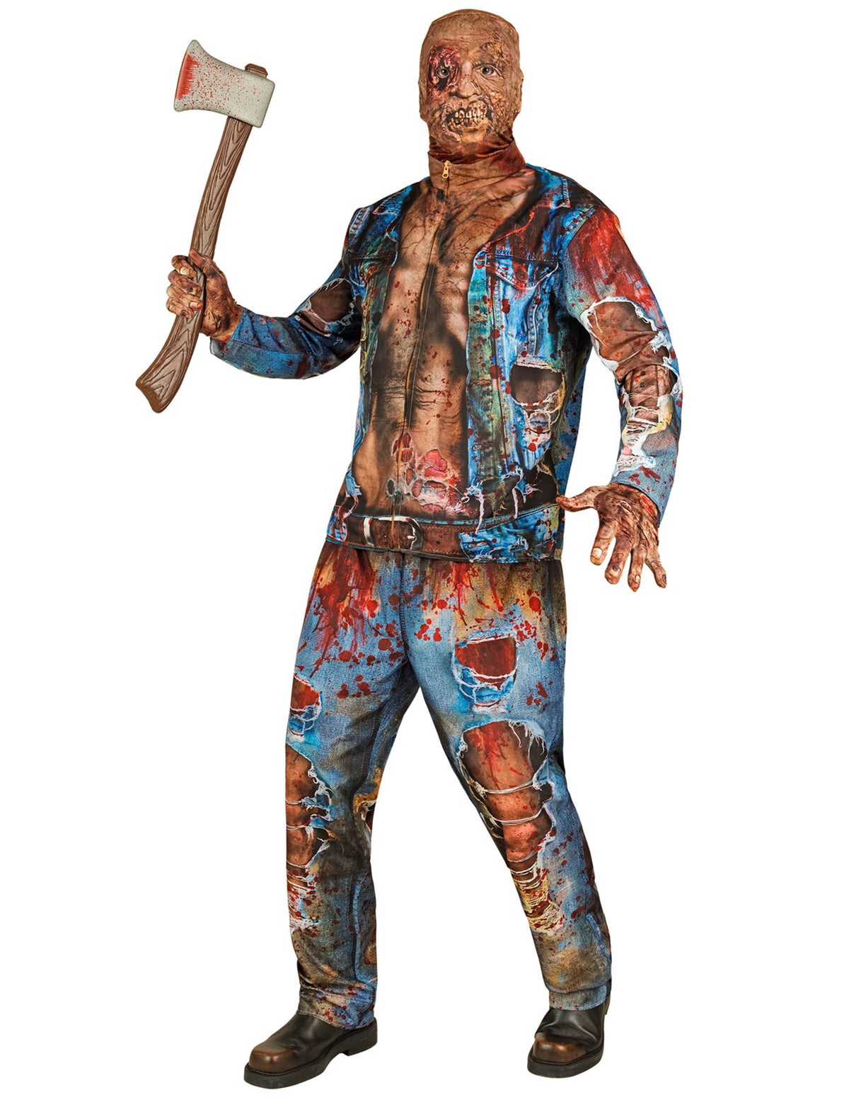 Disfraz de zombie de cuerpo entero para adulto