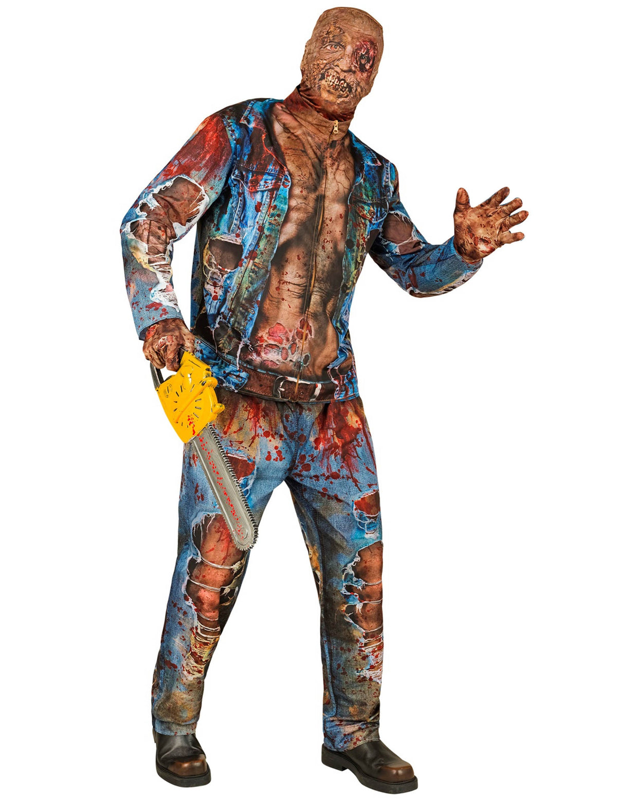 Disfraz de zombie de cuerpo entero para adulto