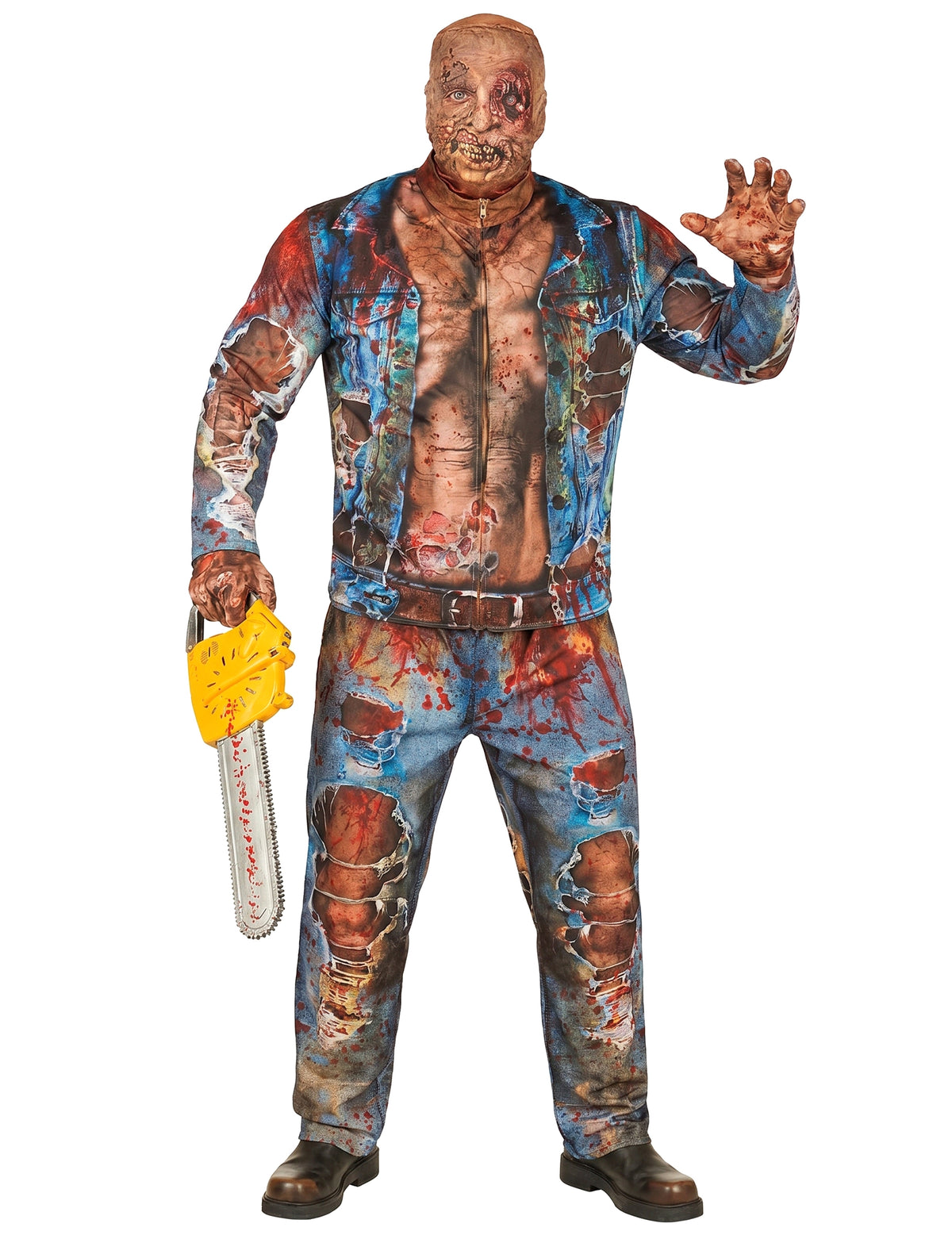 Disfraz de zombie de cuerpo entero para adulto