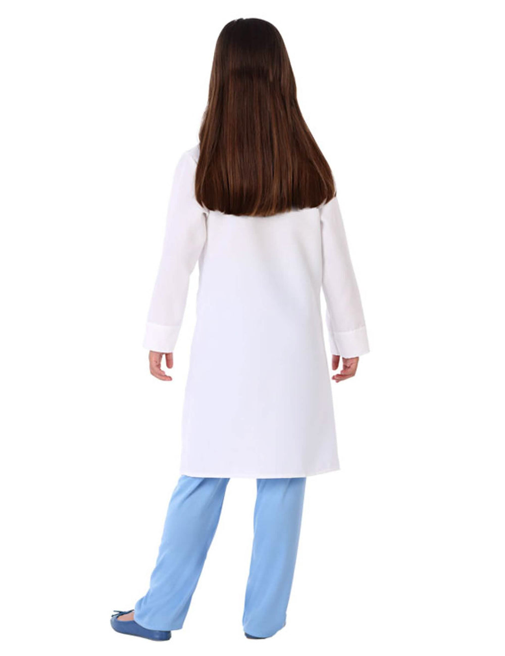 Vista trasera del disfraz de doctor para niño