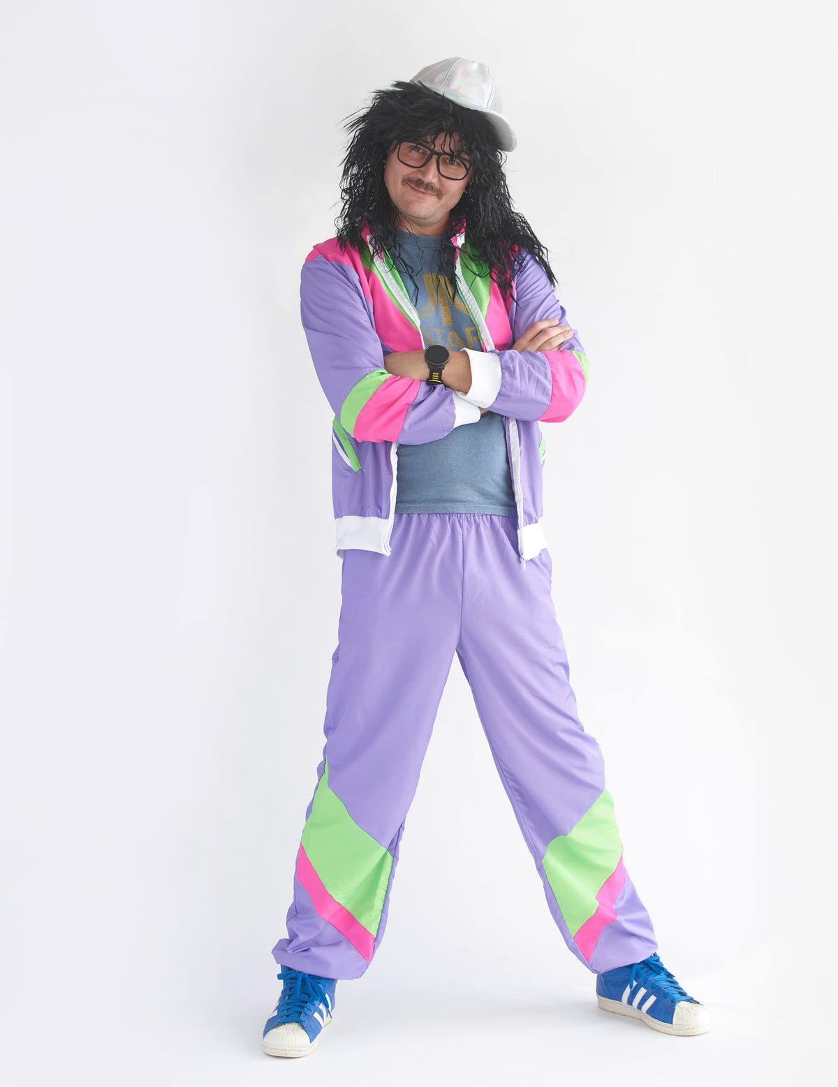 Disfraz jogging retro para hombre