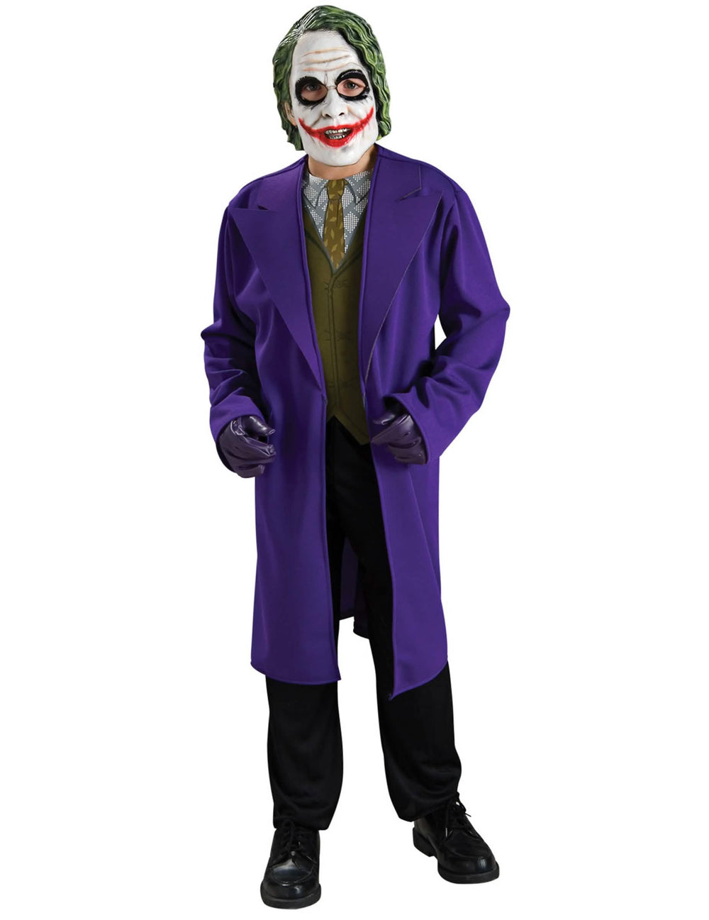 Disfraz Joker™ para niño violeta con máscara y guantes