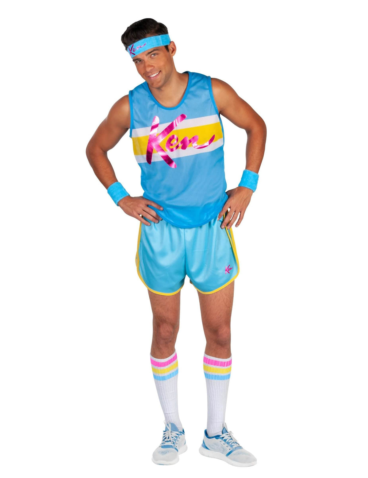 Costume de Ken du déguisement de couple Barbie et Ken aérobic