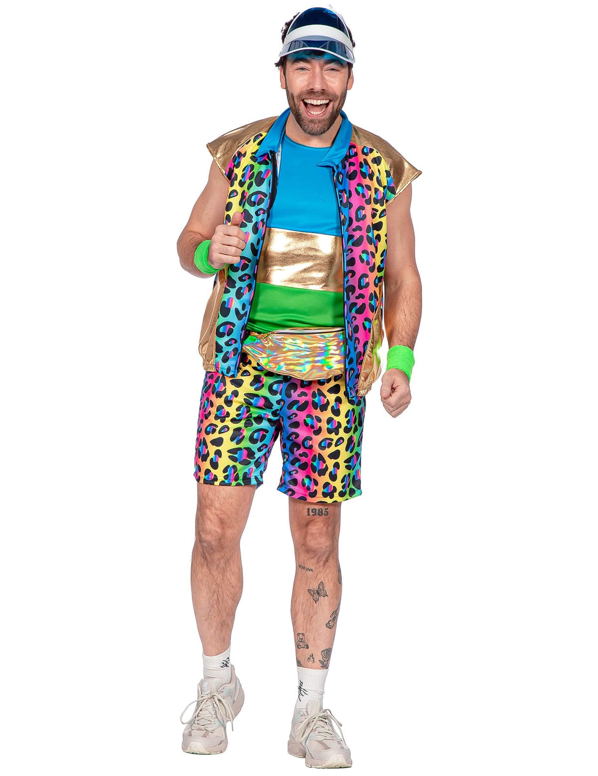Disfraz de pareja de panteras kitsch para adulto