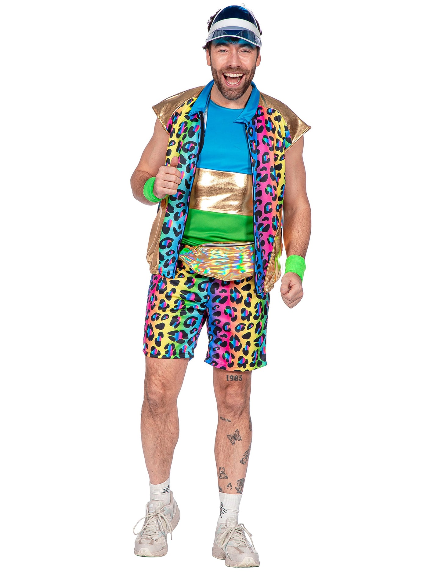 Disfraz de pareja de panteras kitsch para adulto
