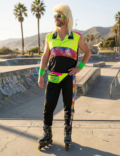 Disfraz kitsch años 80 para hombre