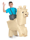 Disfraz de Llama inflable Minecraft™ para niños