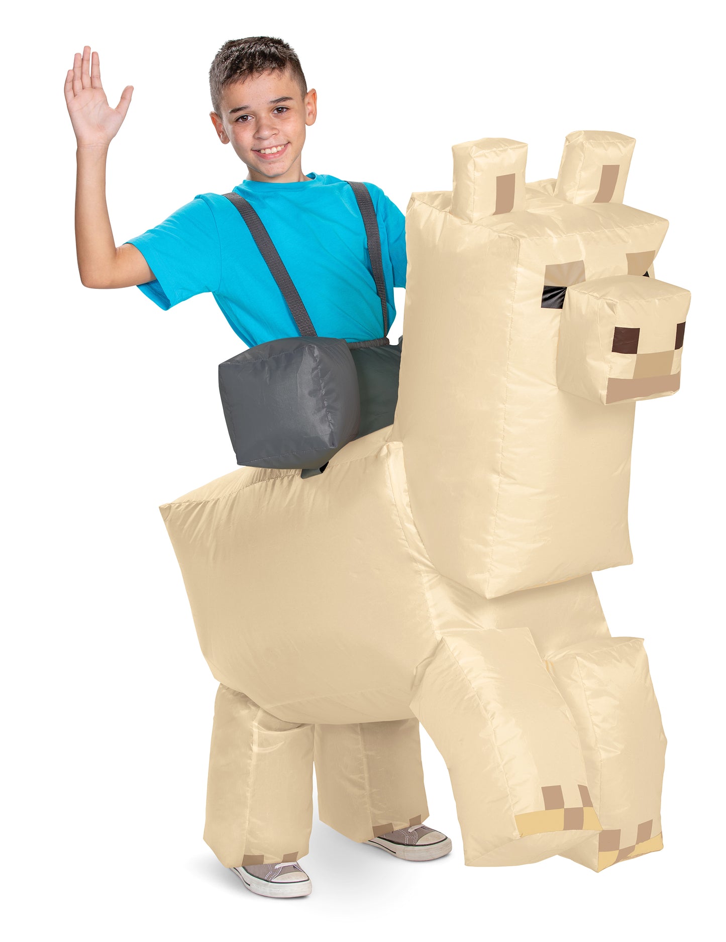 Disfraz de Llama inflable Minecraft™ para niños