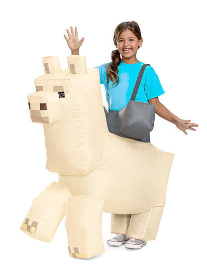 Disfraz de Llama inflable Minecraft™ para niños