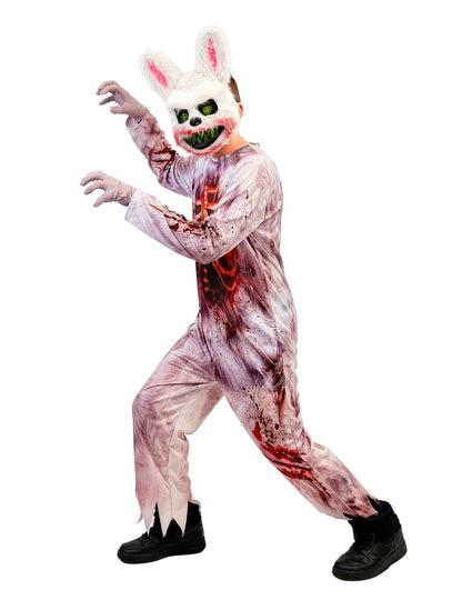 Déguisement Lapin zombie enfant