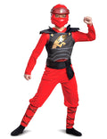 Disfraces de ninja rojos para niños