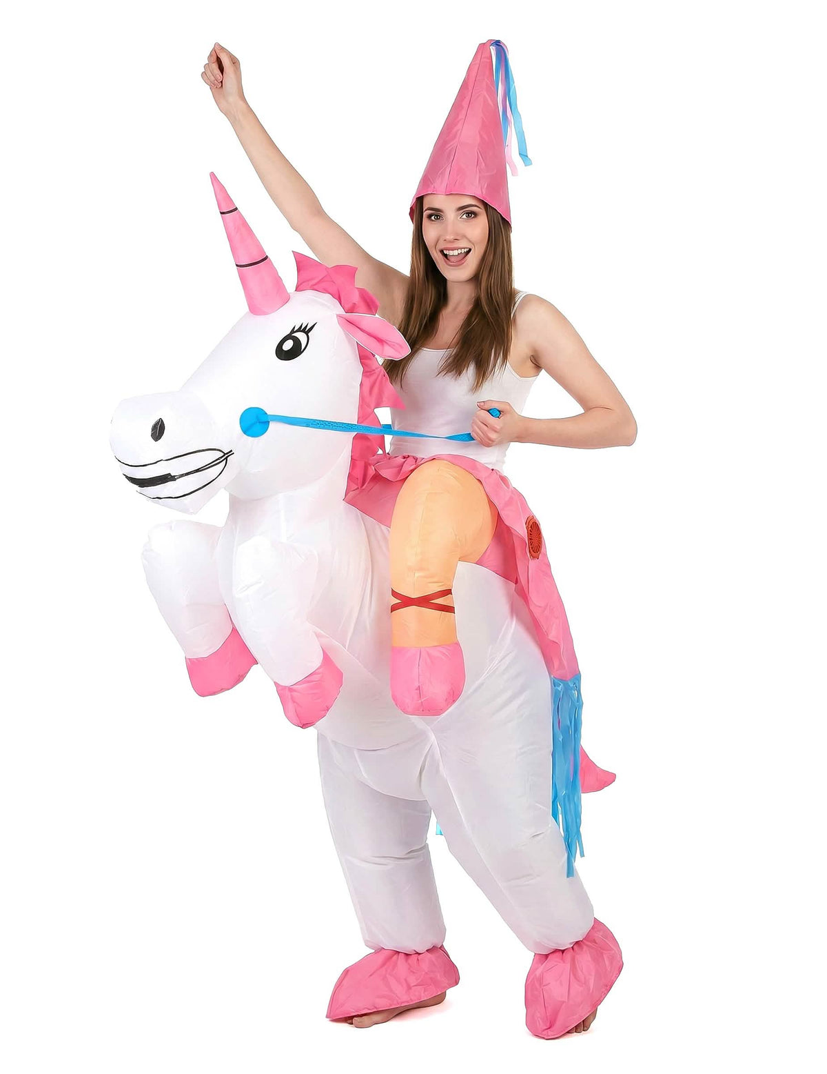 Disfraz de unicornio hinchable adulto