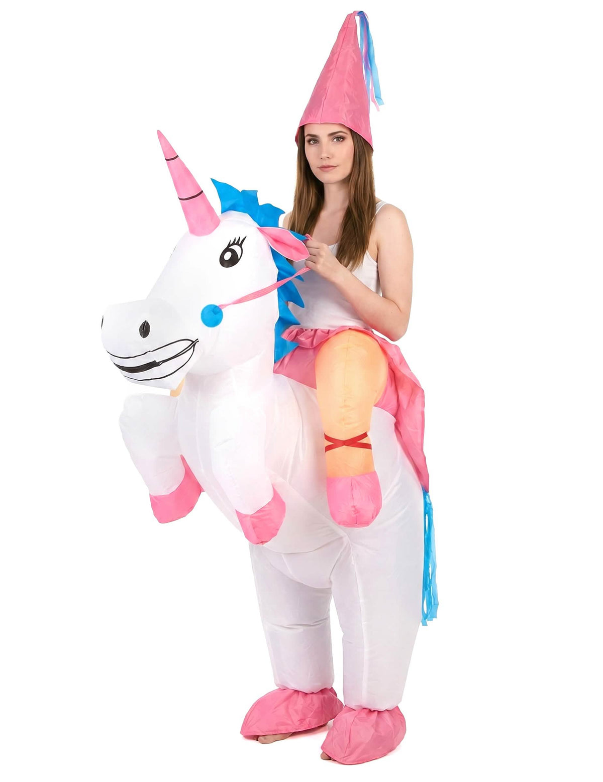 Disfraz de unicornio hinchable adulto