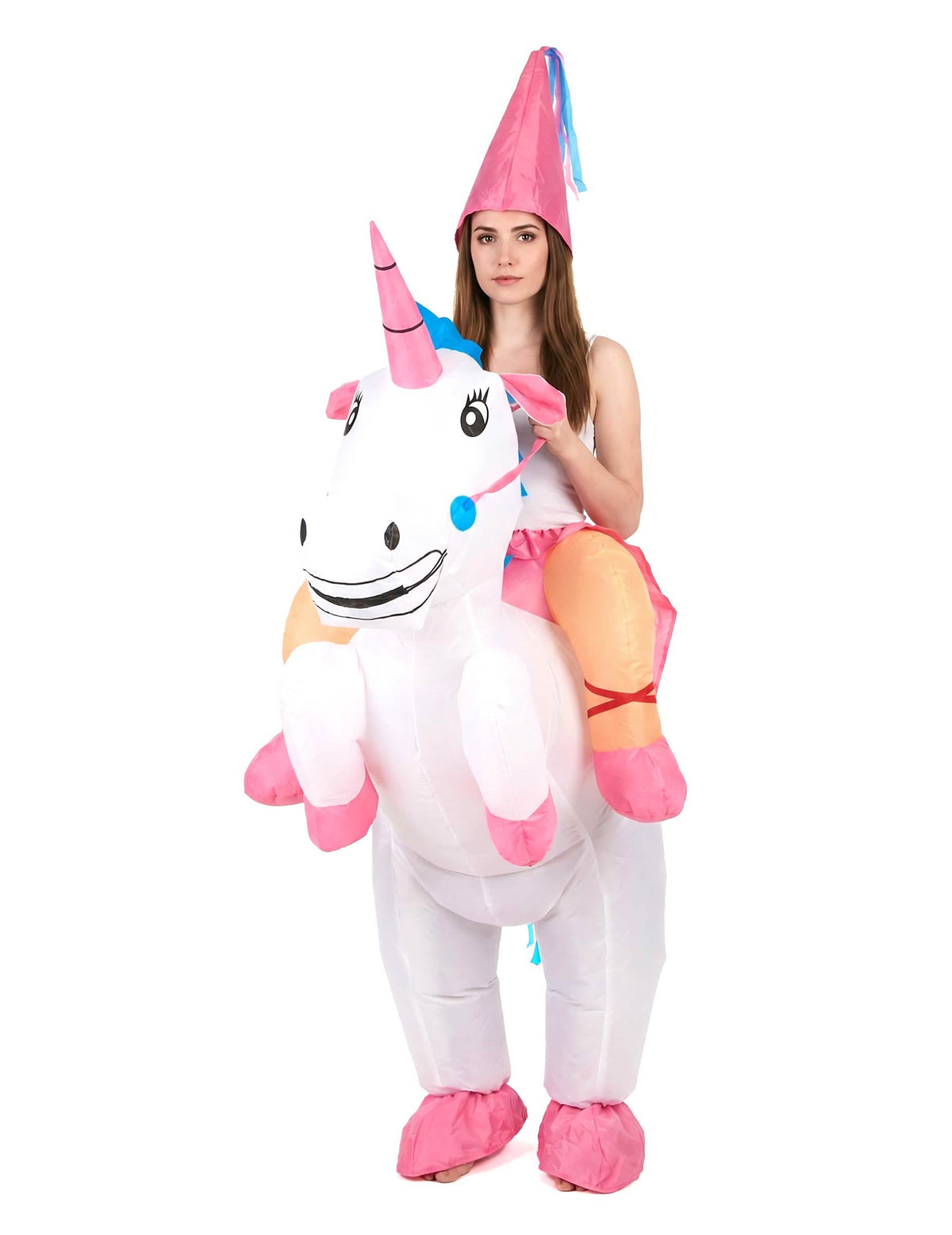 Disfraz de unicornio hinchable adulto