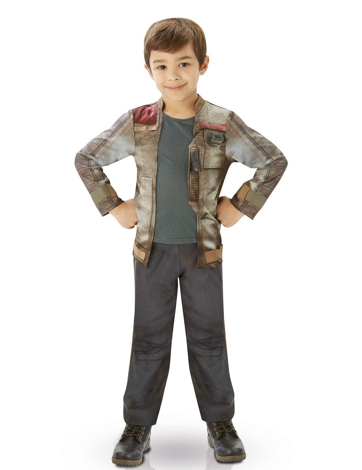 Déguisement luxe Finn Star Wars VII™ pour enfant marron et gris