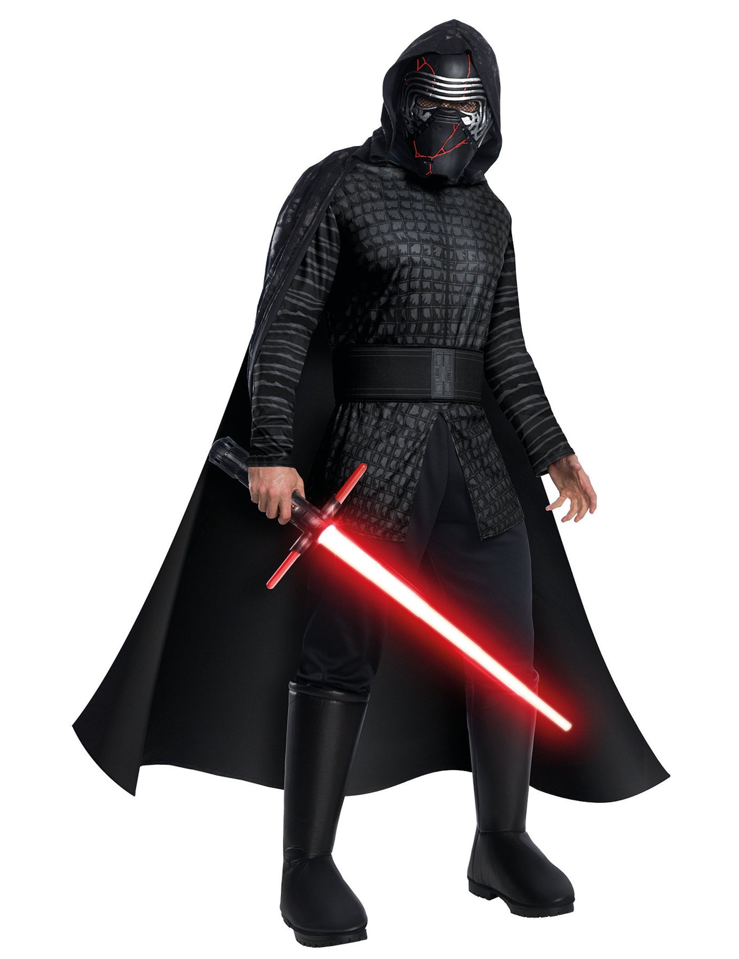 Déguisement luxe Kylo Ren Star Wars IX pour adulte noir avec masque et cape