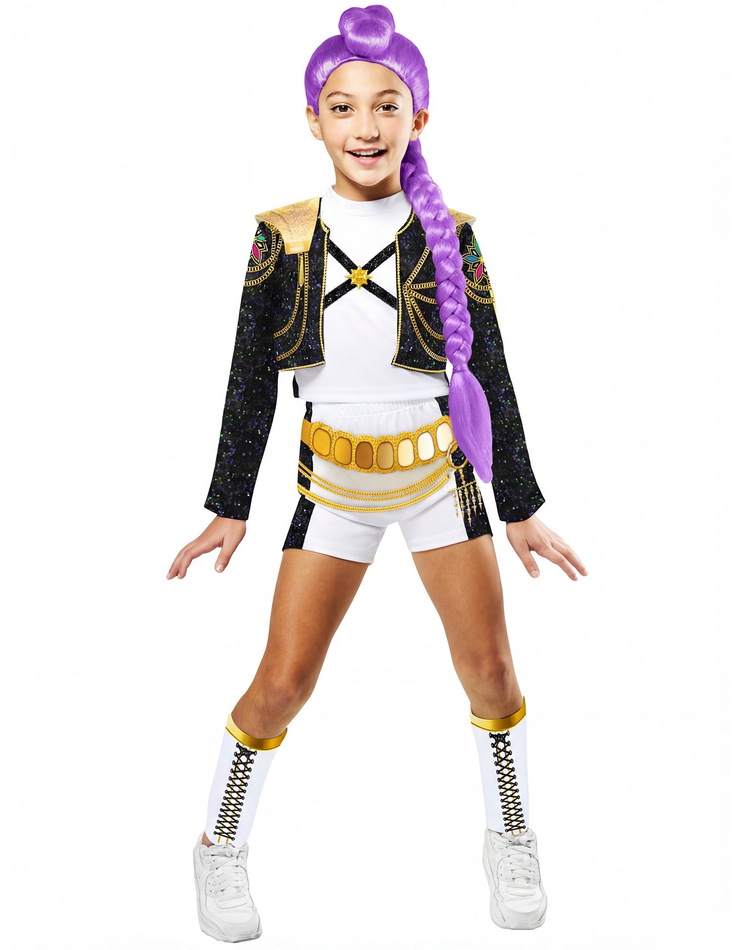 Disfraz de lujo Rumi Gold Kpop Demon Hunter™ para niña