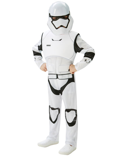 Déguisement luxe Stormtrooper Star Wars VII™ pour enfant blanc et noir avec masque