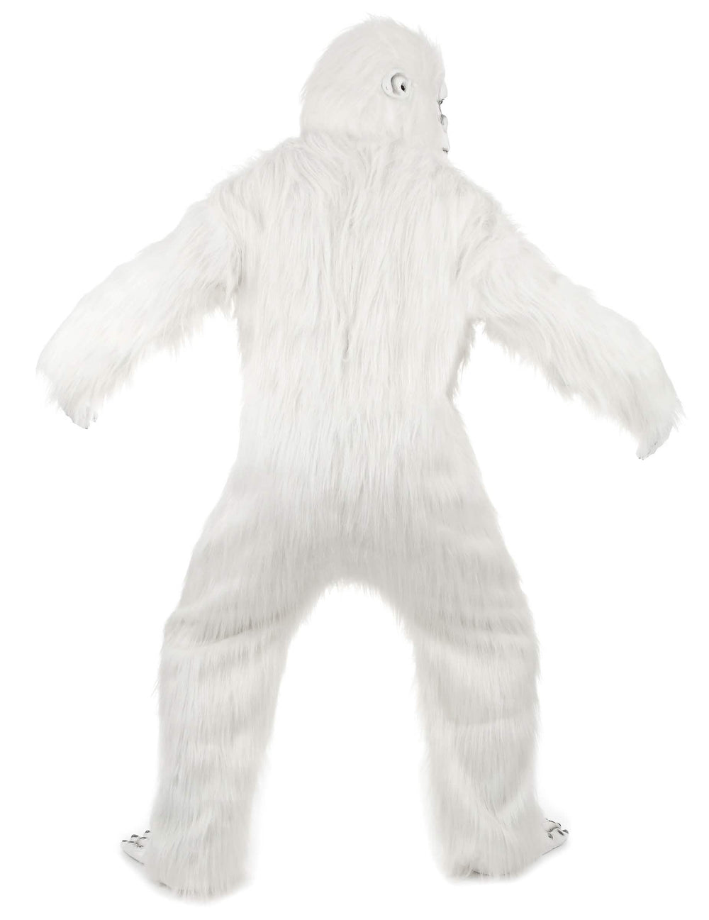 Vista trasera del disfraz de lujo Yeti