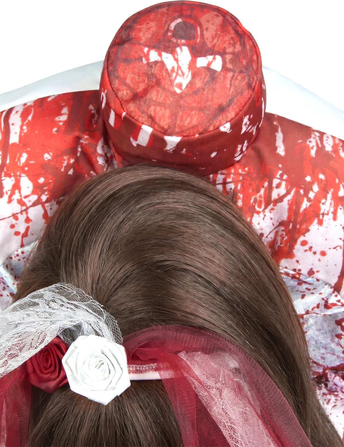 Disfraz de novia decapitada para mujer