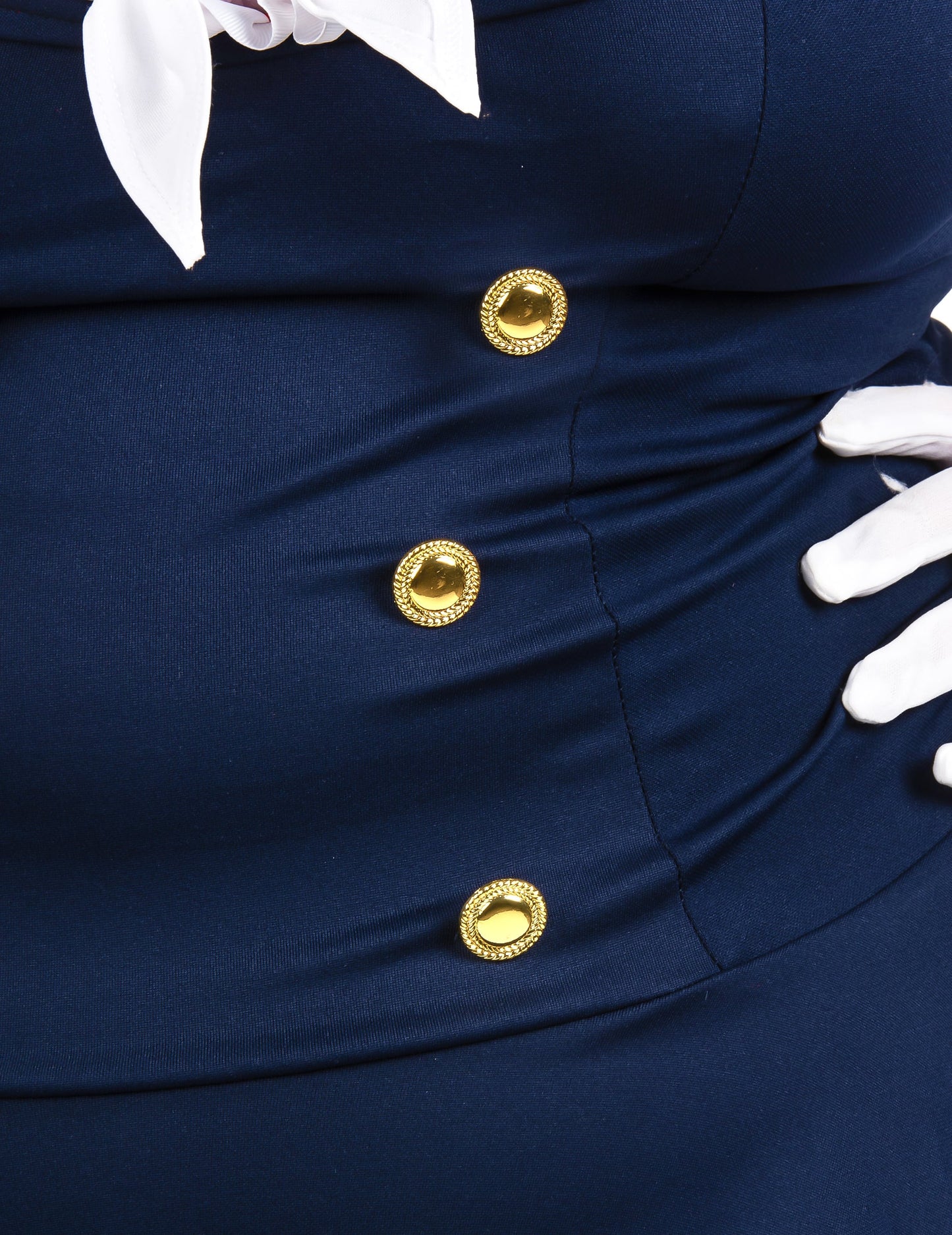 Disfraz de marinera sexy de lujo para mujeres talla grande