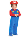 Déguisement Mario pour bébé bleu et rouge avec casquette