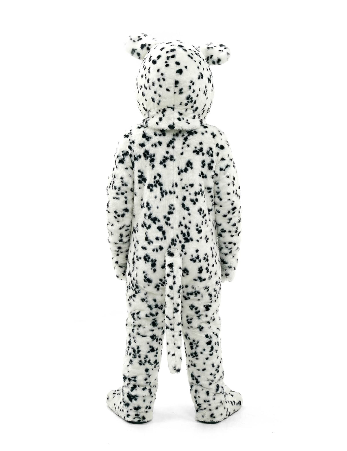 Vista trasera del disfraz mascotas perro dálmata