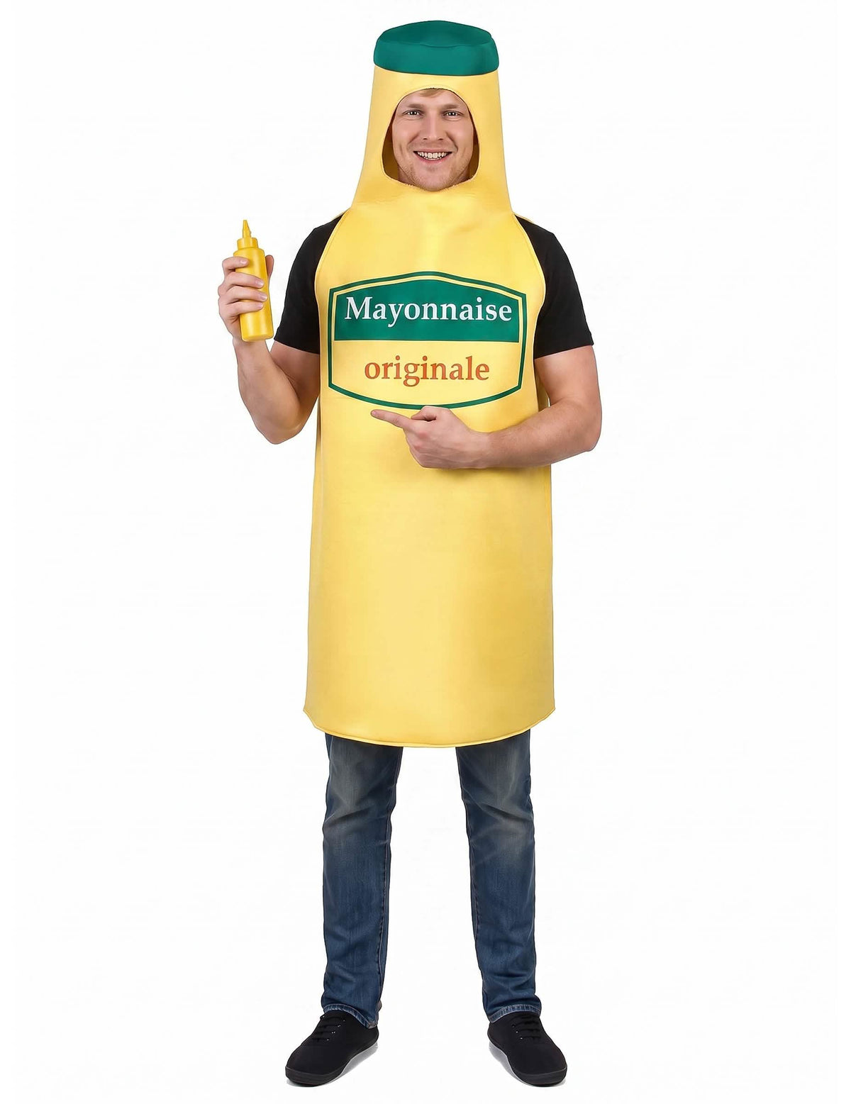Disfraz de mayonesa adulto original