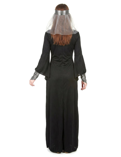 Disfraz medieval mujer negro