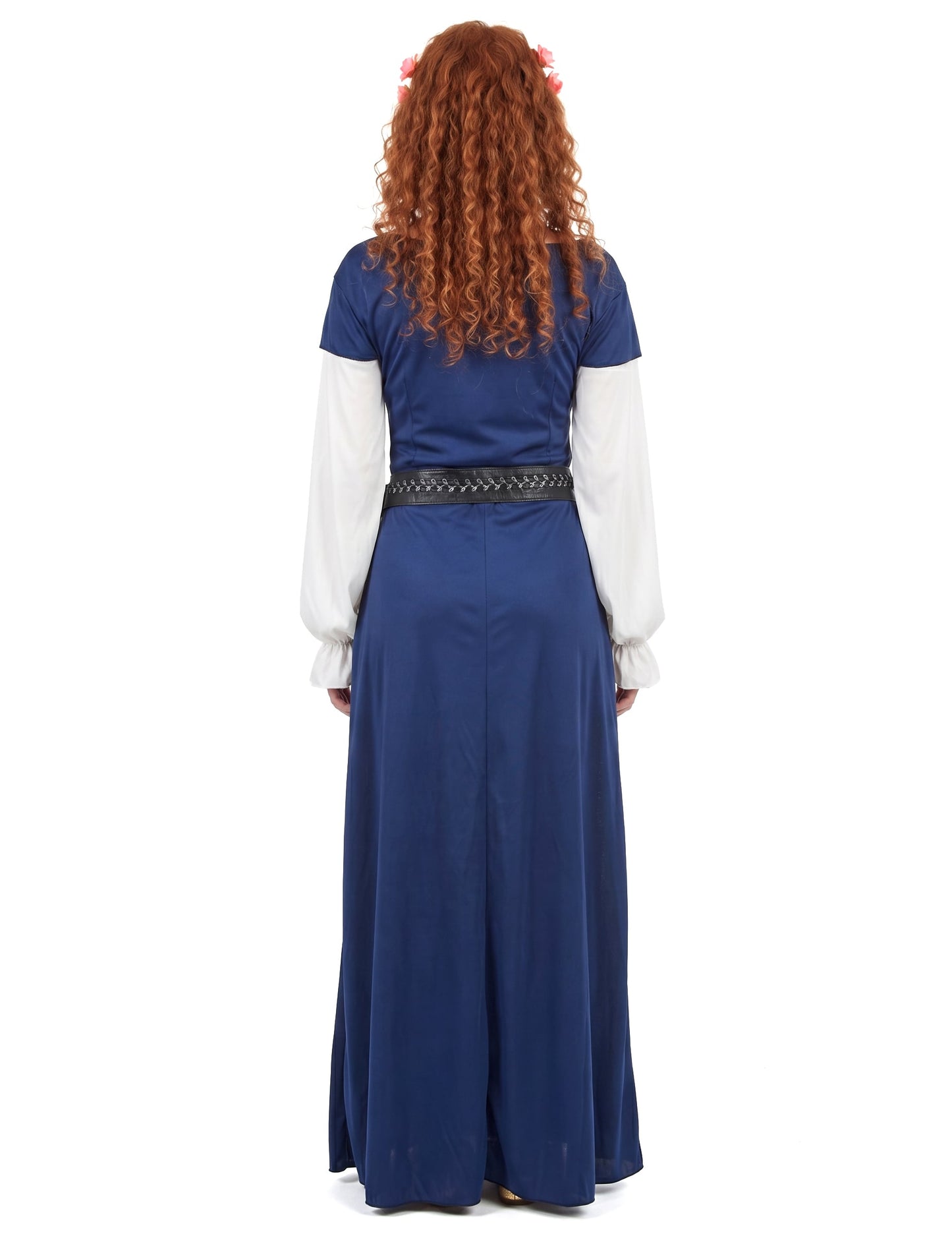 Disfraz de bávara azul para mujer