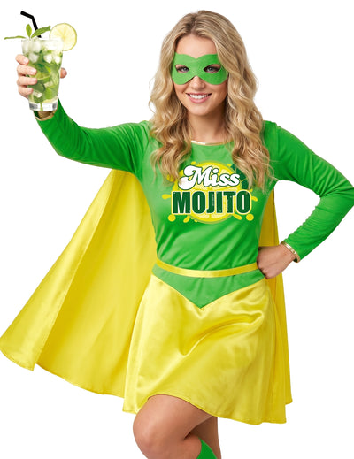Disfraz Miss Mojito para mujer