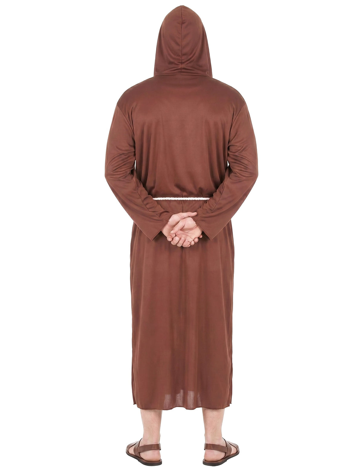 Disfraz monje marrón claro hombre talla grande