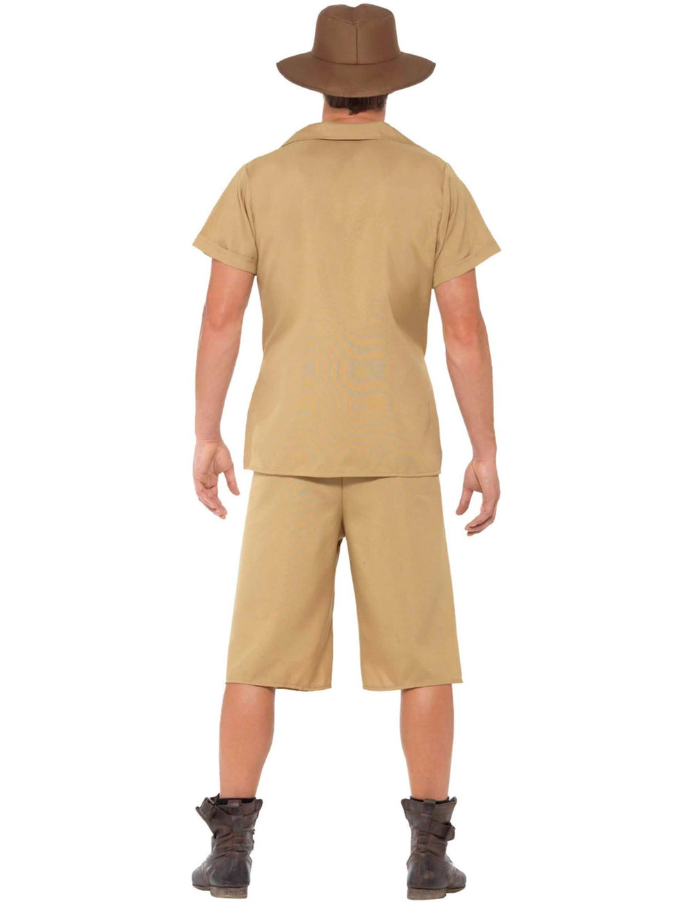 Vista trasera del disfraz de señor cocodrilo para hombre