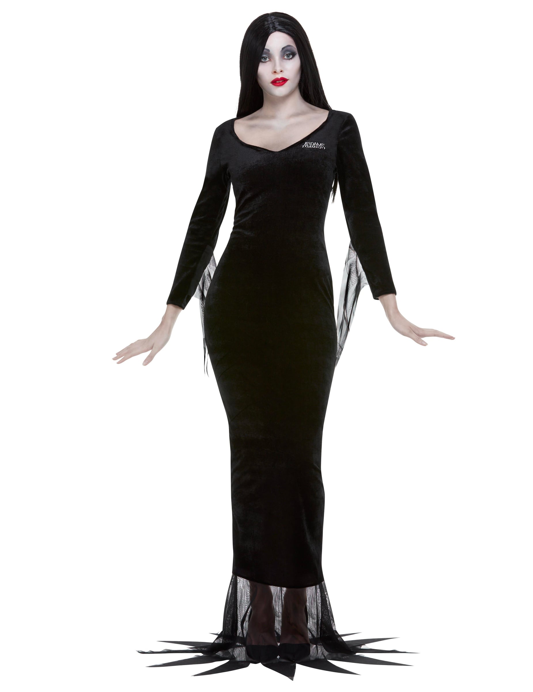 Déguisement Morticia Famille Addams™ pour femme noir en velours