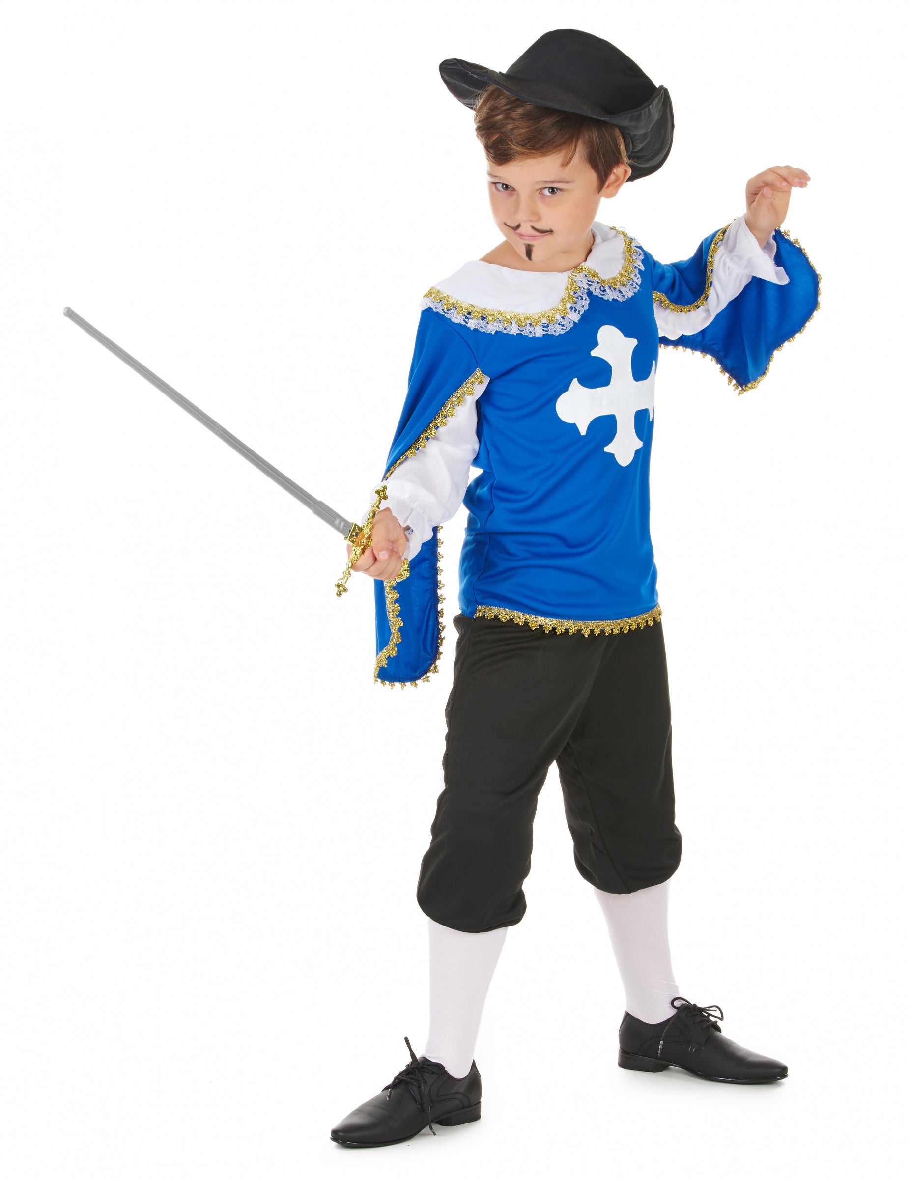 Comprar Disfraz de Mosquetero Azul Infantil - Disfraces para Niño Comprar Disfraz de Mosquetero Azul Infantil - Disfraces para Niño