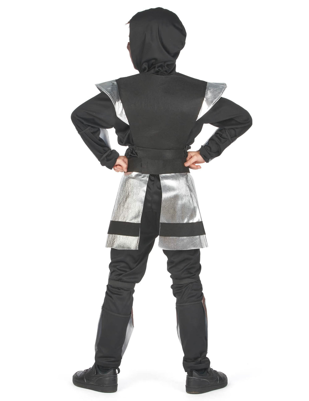 Vista trasera del disfraz ninja para niño