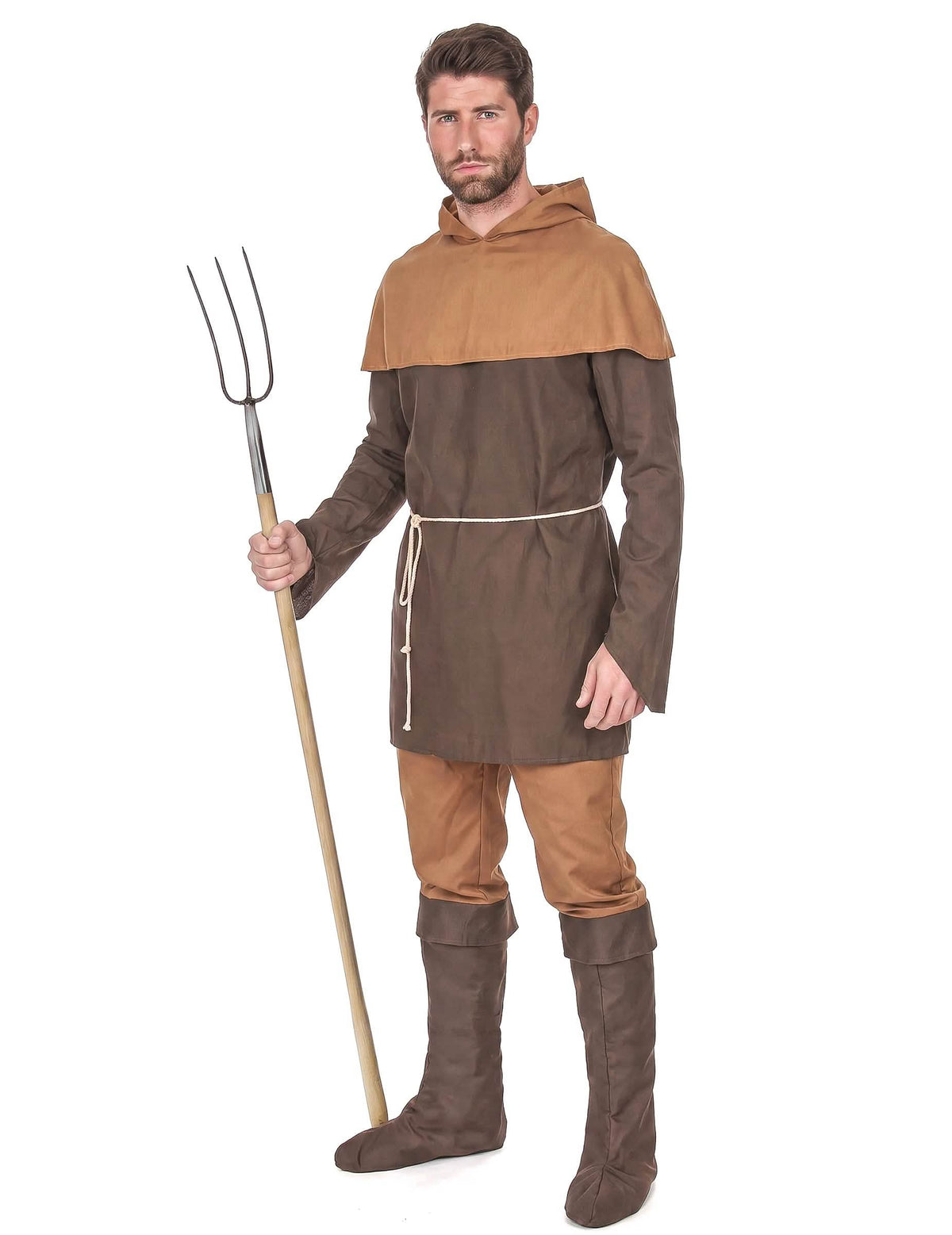 Disfraz de campesino medieval para hombre