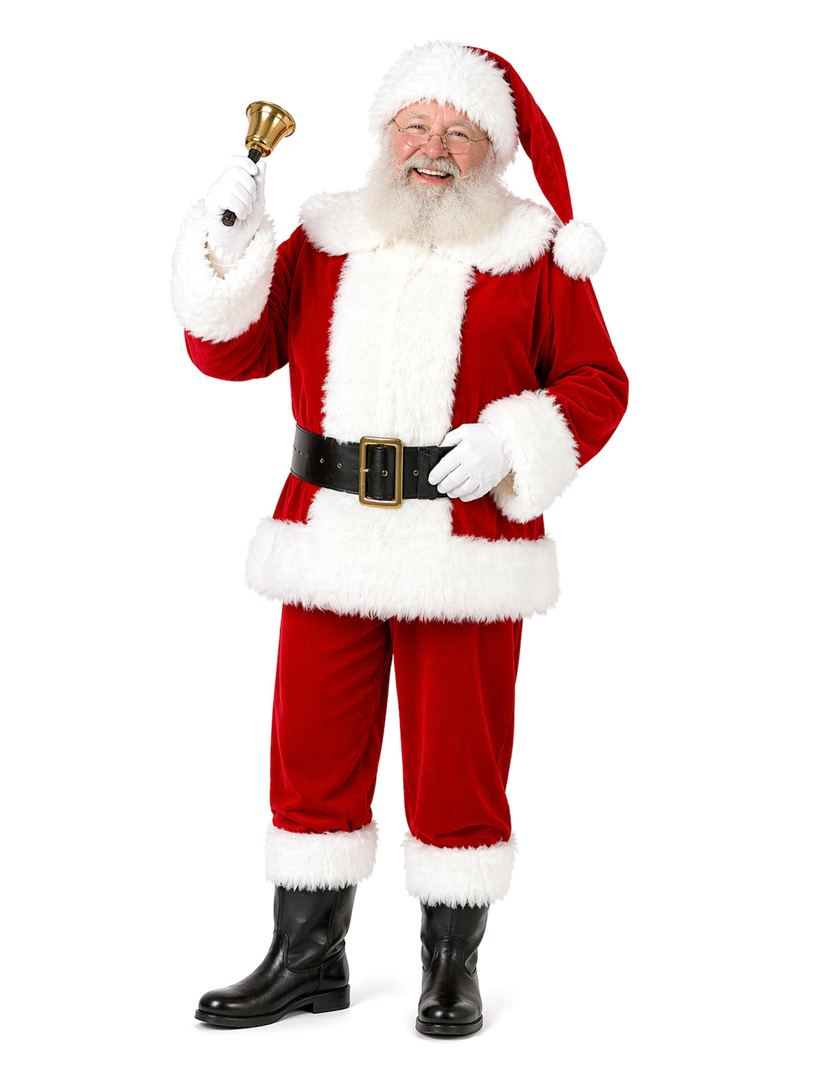 Disfraz de Papá Noel polar de lujo para hombre