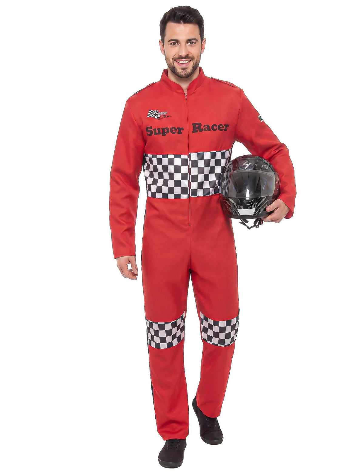 Disfraz piloto de carreras hombre
